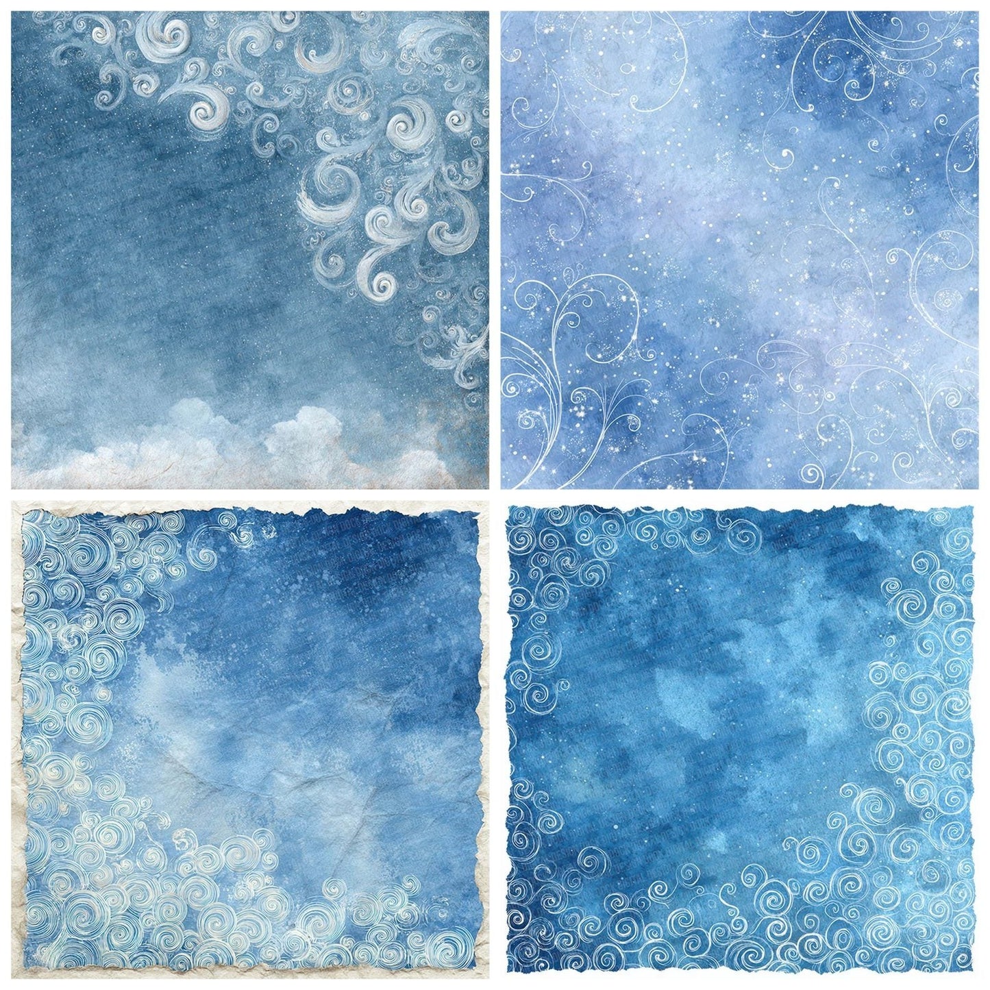 Spiral Sky Van Gogh Digital Paper Pack (DDD007731)