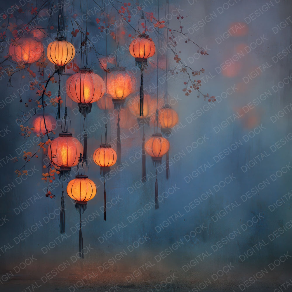 Spirit Lantern Spill Digital Paper Pack (DDD003787)