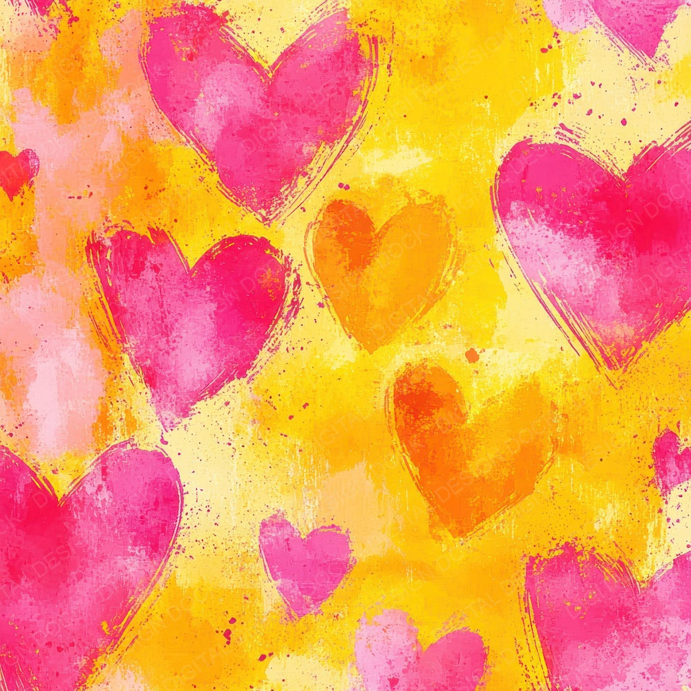 Splash Confetti Love Digital Paper Pack (DDD003789)