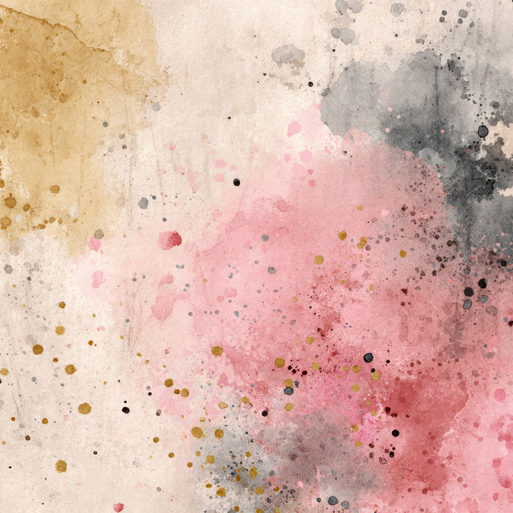 Splatter Blush Grey Digital Paper Pack (DDD003791)