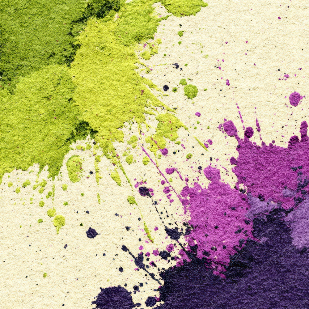 Splatter Lime Violet Digital Paper Pack (DDD003798)