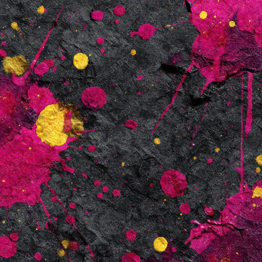 Splatter Magenta Yellow Digital Paper Pack (DDD003799)