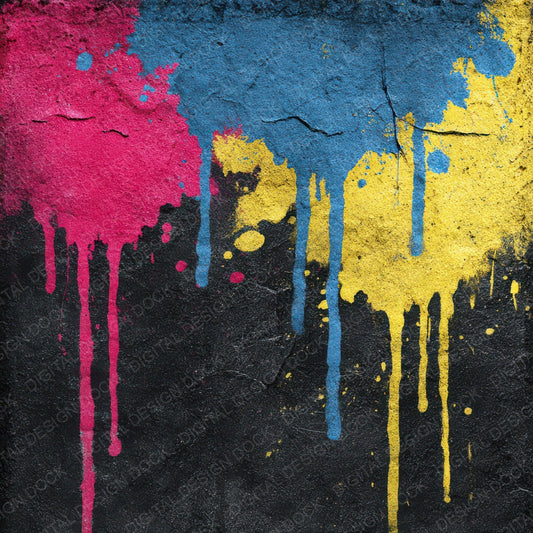 Splatter Neon Chaos Digital Paper Pack (DDD003801)