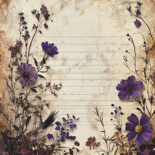 Spooky Floral Journal Digital Paper Pack (DDD003815)