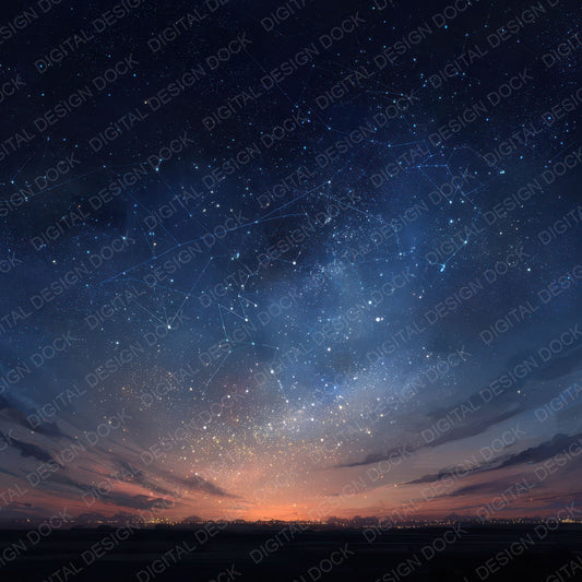 Star Map Glow Digital Paper Pack (DDD003841)