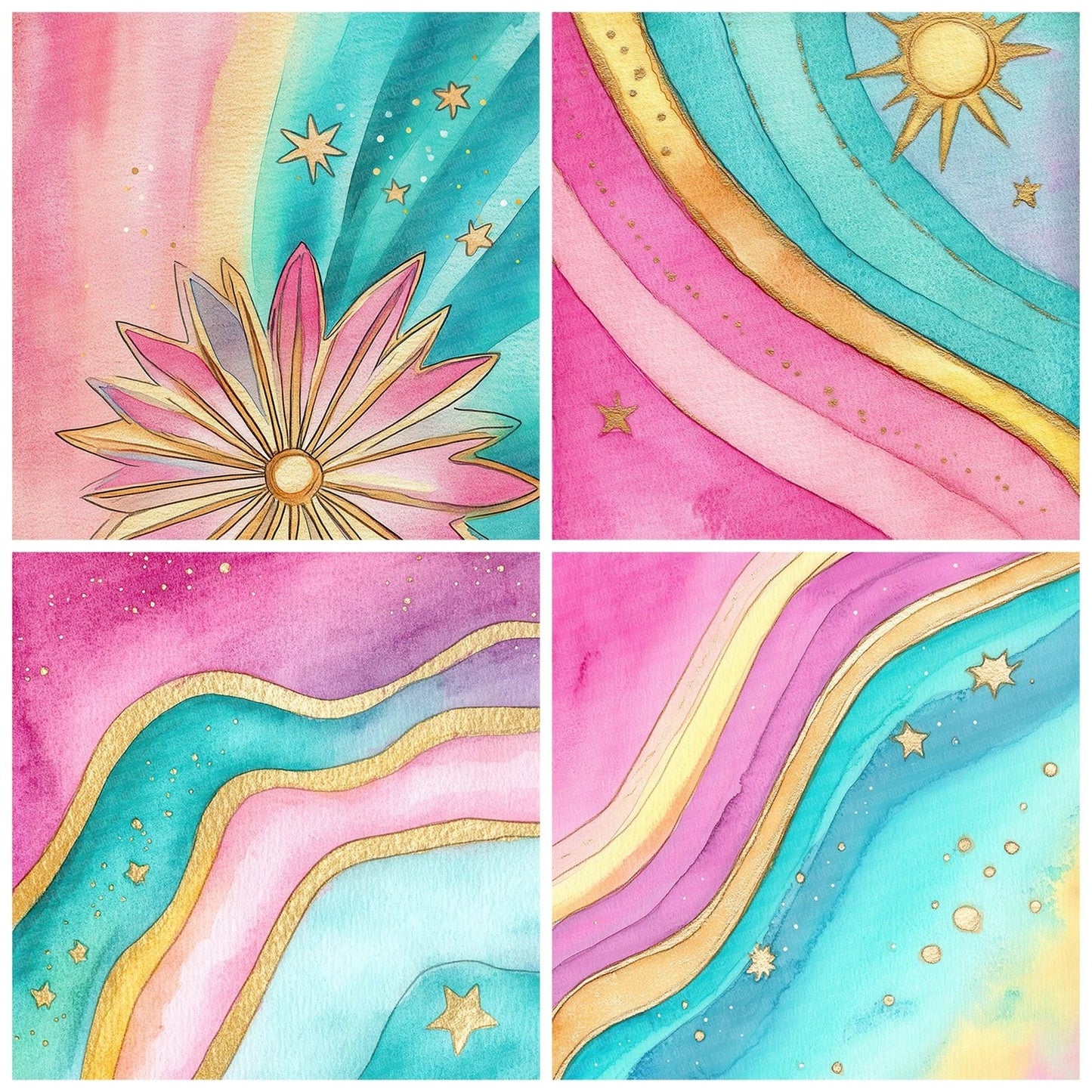 Startrail Flow Pastel Digital Paper Pack (DDD003844)