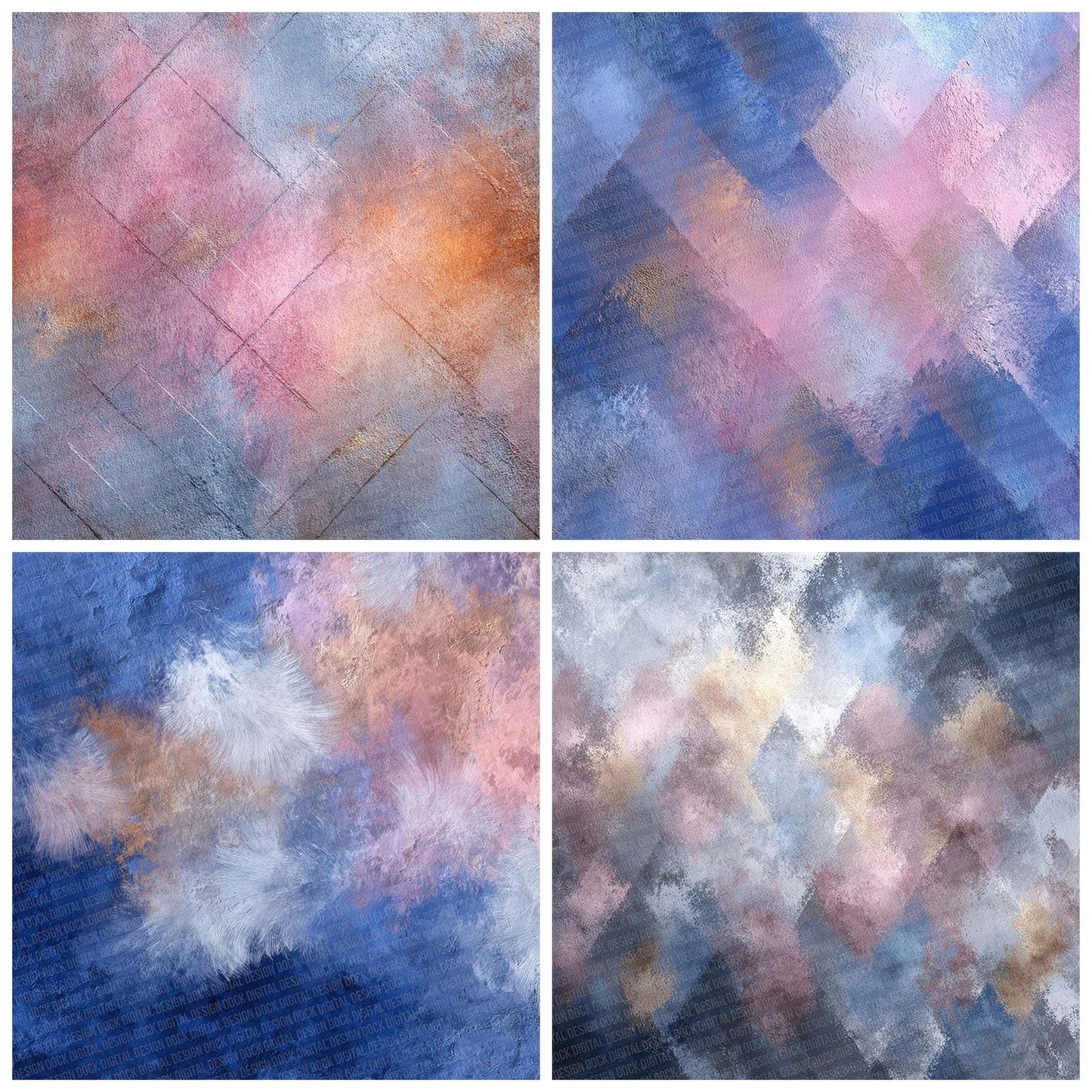 Steel Rose Soft Digital Paper Pack (DDD003855)