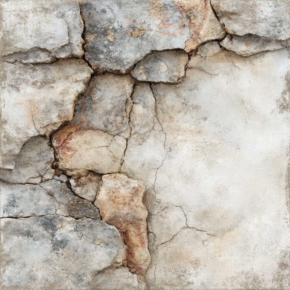 Stone Wall Crack Digital Paper Pack (DDD003865)