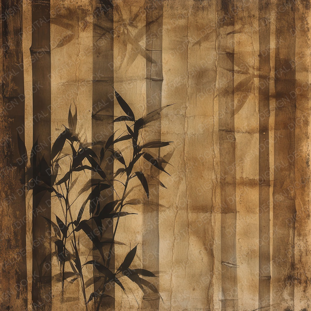 Storm Worn Bamboo Background Digital Paper Pack (DDD003872)