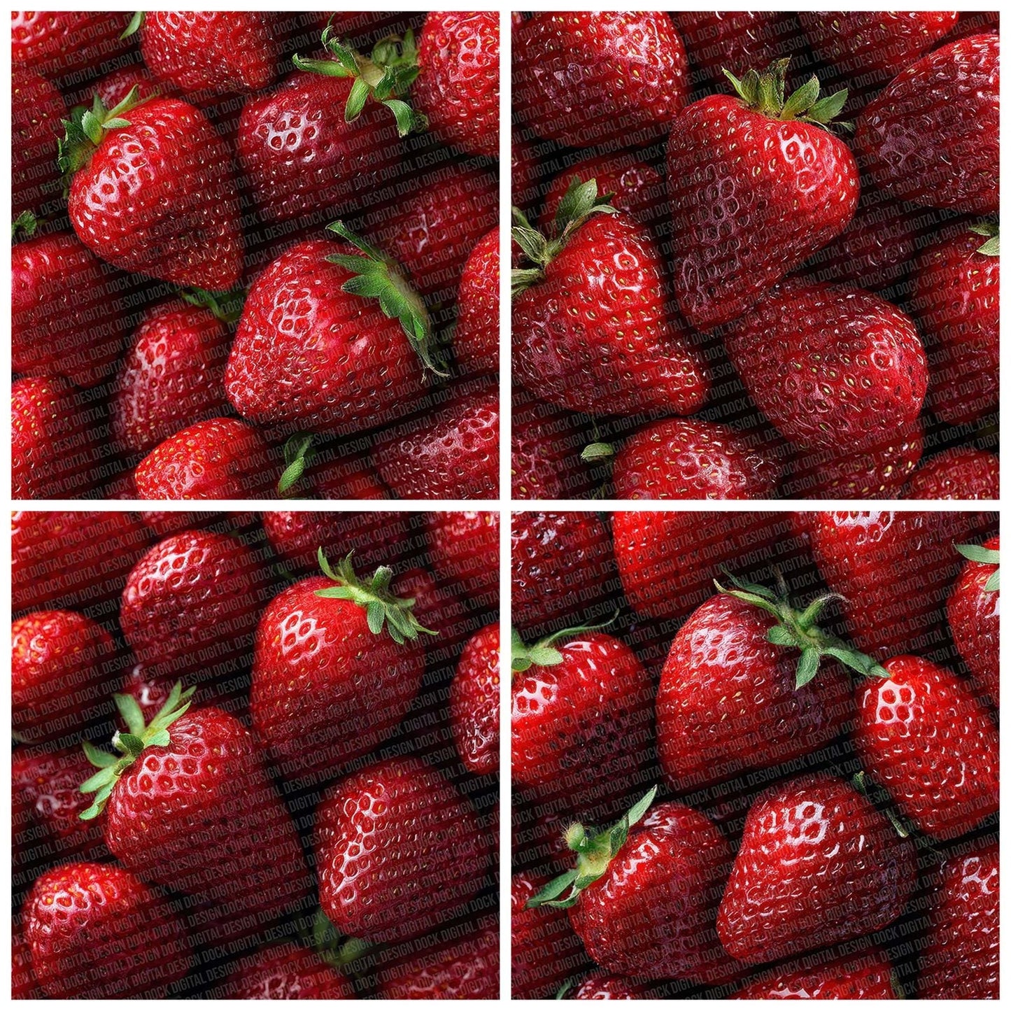 Strawberry Overhead Fill Digital Paper Pack (DDD003875)