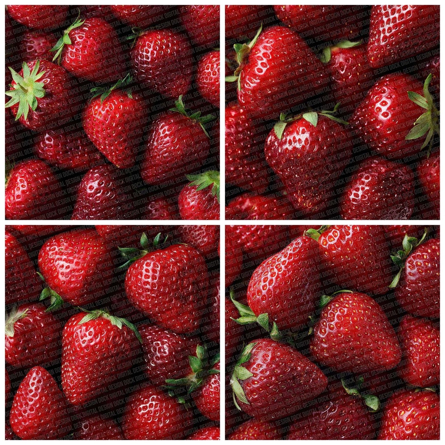 Strawberry Overhead Fill Digital Paper Pack (DDD003875)