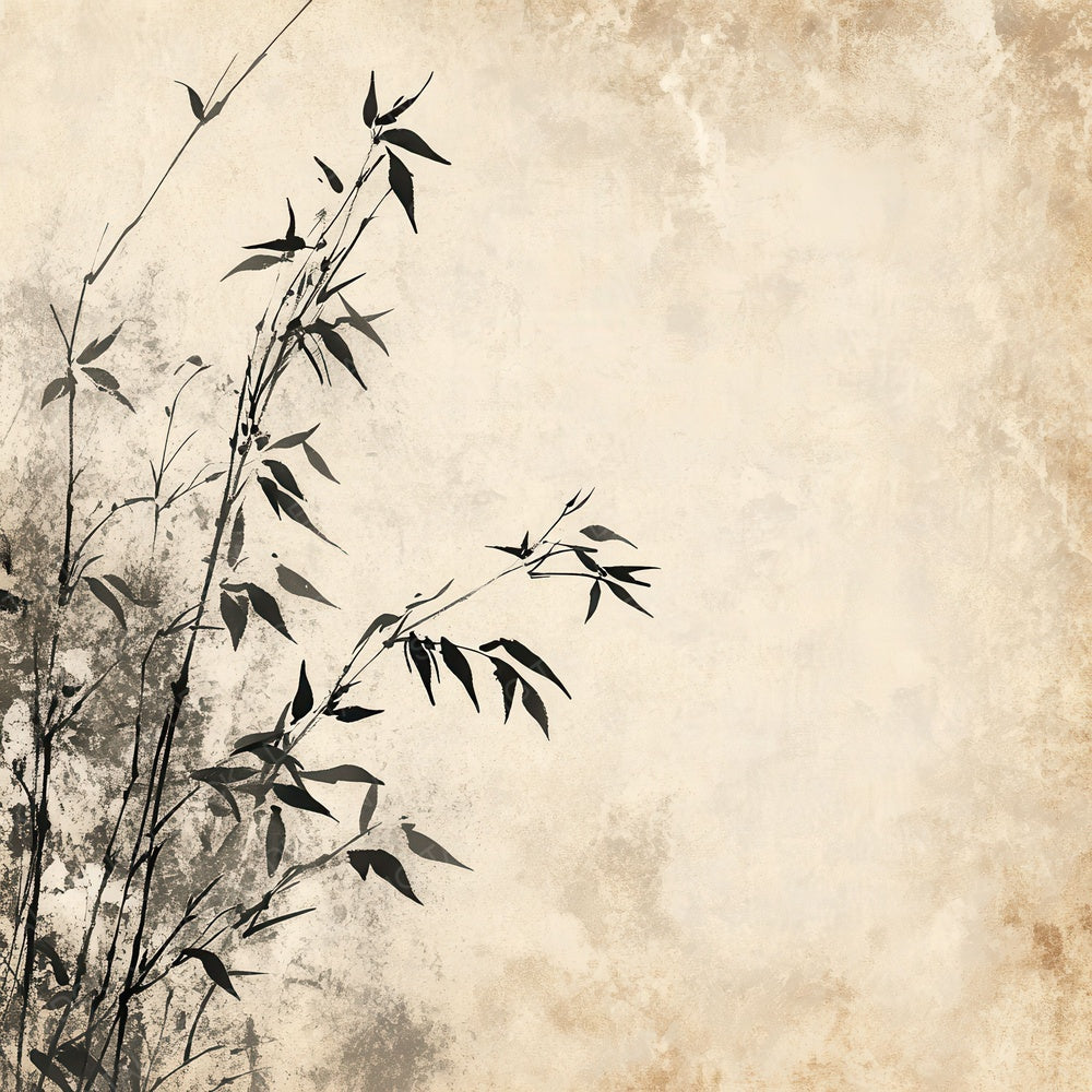 Sumi Ink Bamboo Digital Paper Pack (DDD003888)