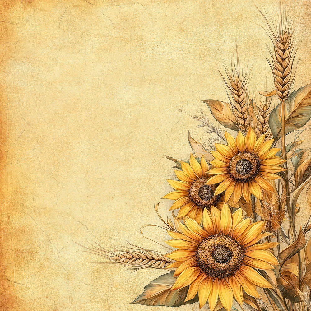 Summer Wheat Sunbeam Digital Paper Pack (DDD003891)