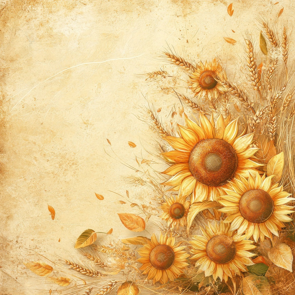 Summer Wheat Sunbeam Digital Paper Pack (DDD003891)