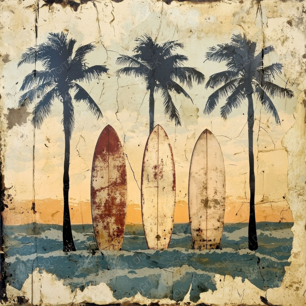 Surfboards Shack Rust Digital Paper Pack (DDD003915)