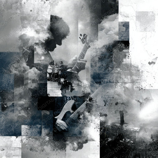 Symphonic Metal Moodboard Digital Paper Pack (DDD003931)