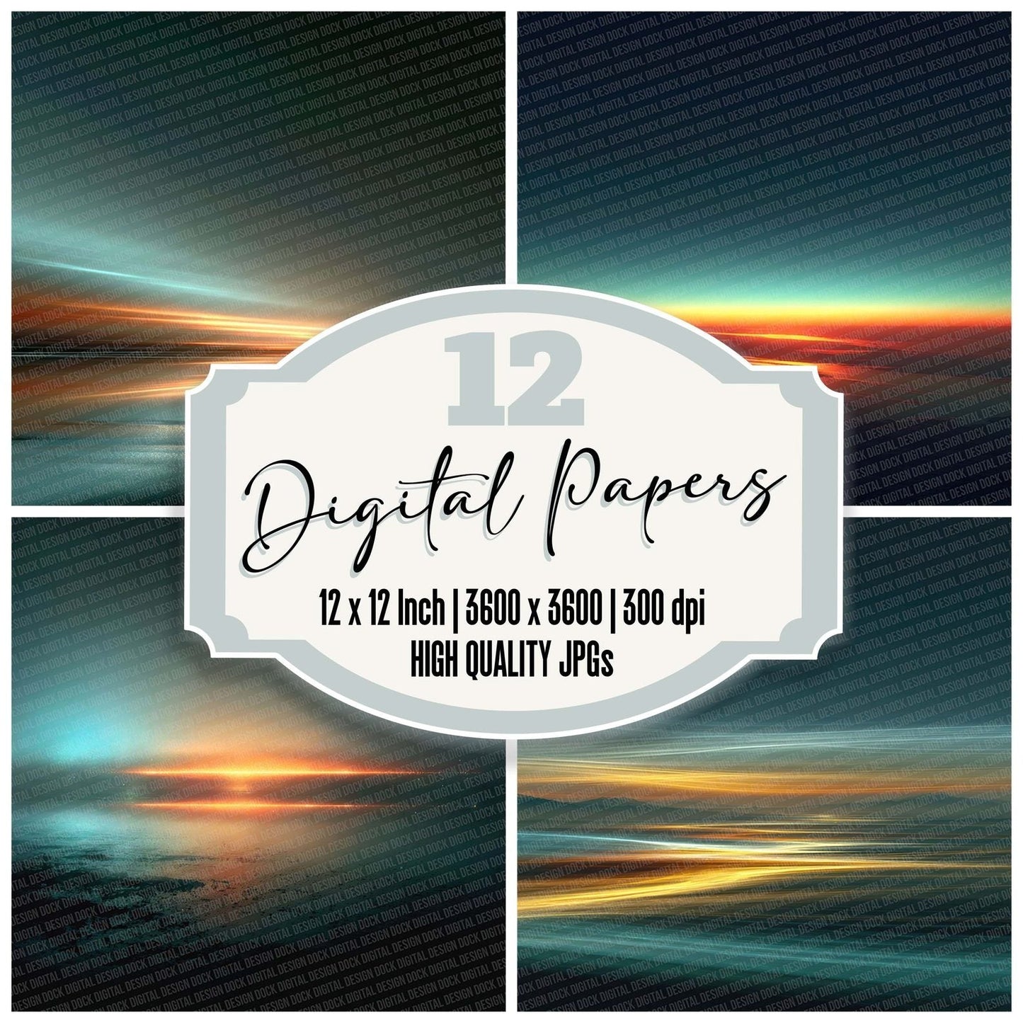 Synthetic Horizon Digital Paper Pack (DDD003933)