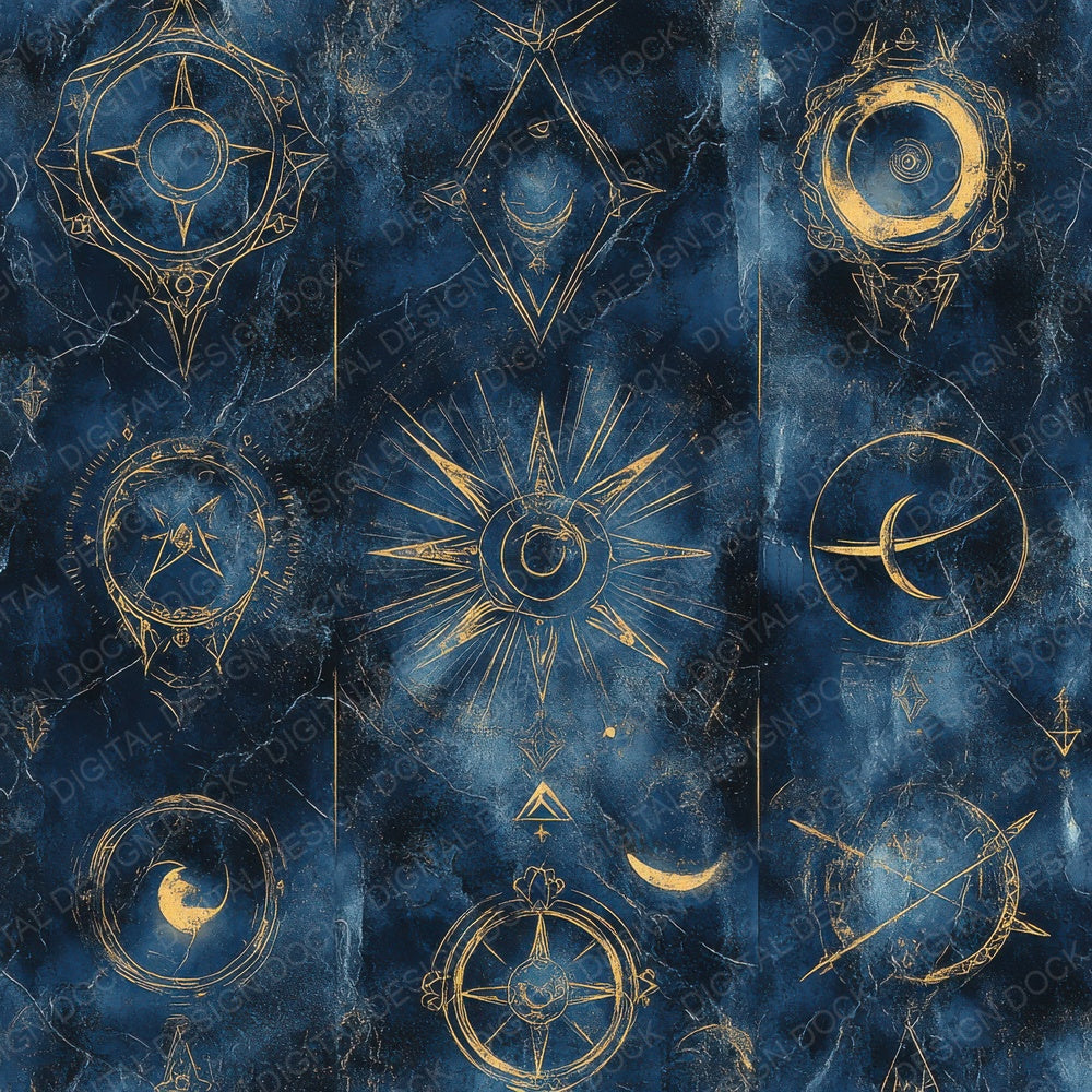 Tarot Arcana Moon Digital Paper Pack (DDD003946)
