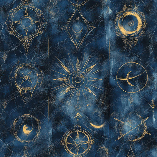 Tarot Arcana Moon Digital Paper Pack (DDD003946)