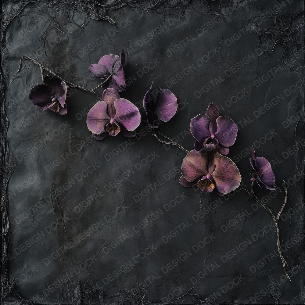 Tenebrous Orchid Root Digital Paper Pack (DDD003975)
