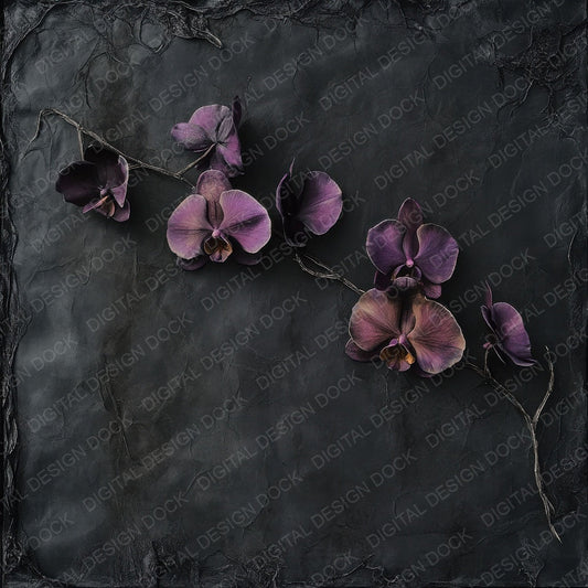 Tenebrous Orchid Root Digital Paper Pack (DDD003975)