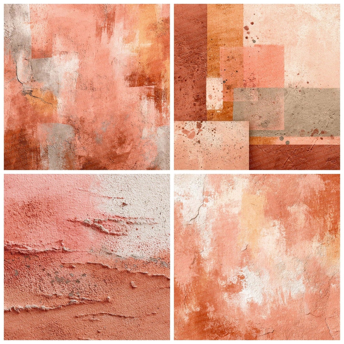 Terracotta Calm Blend Digital Paper Pack (DDD003978)