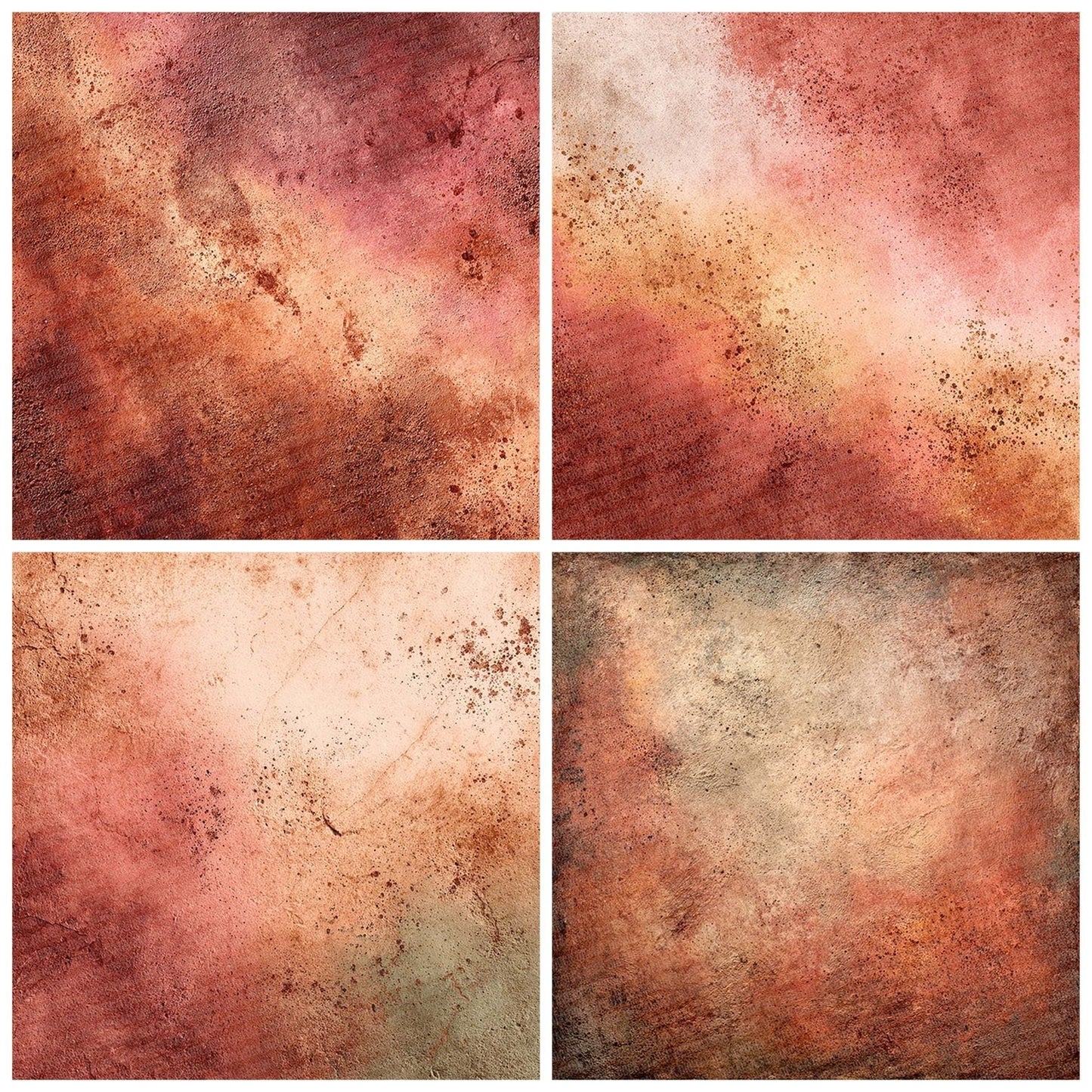 Terracotta Earth Abstract Digital Paper Pack (DDD003982)