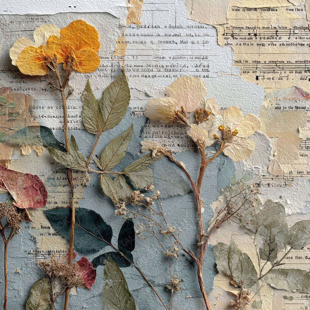 Textbook Label Bloom Ghost Digital Paper Pack (DDD003991)