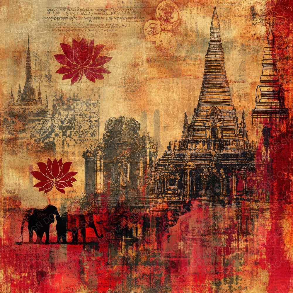 Thailand Spirit Digital Paper Pack (DDD003994)