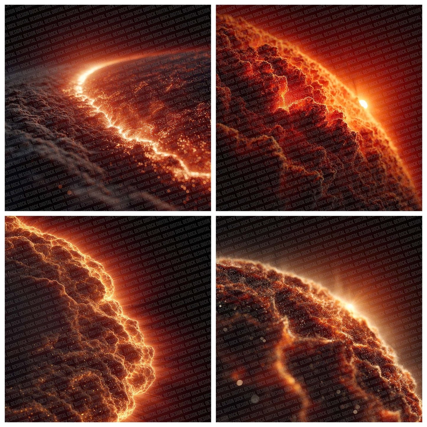 The Sun Surface Digital Paper Pack (DDD003995)