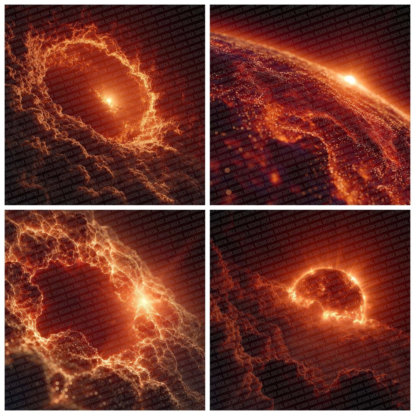 The Sun Surface Digital Paper Pack (DDD003995)