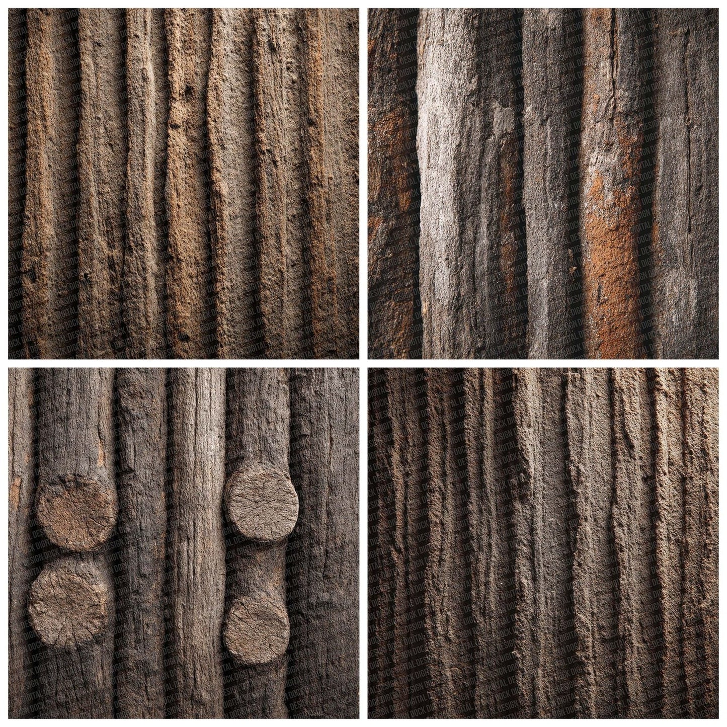 Tree Bark Wall Digital Paper Pack (DDD004058)