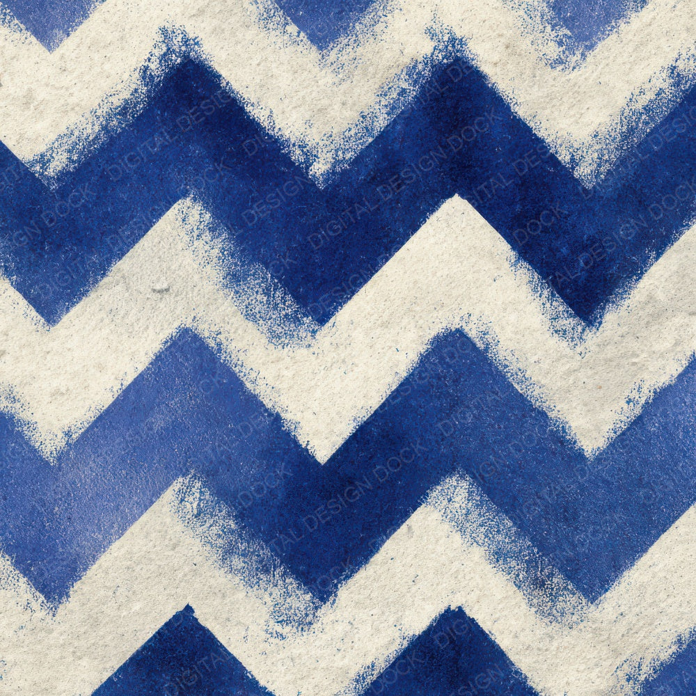 Tribal Chevron Indigo White Digital Paper Pack (DDD004064)