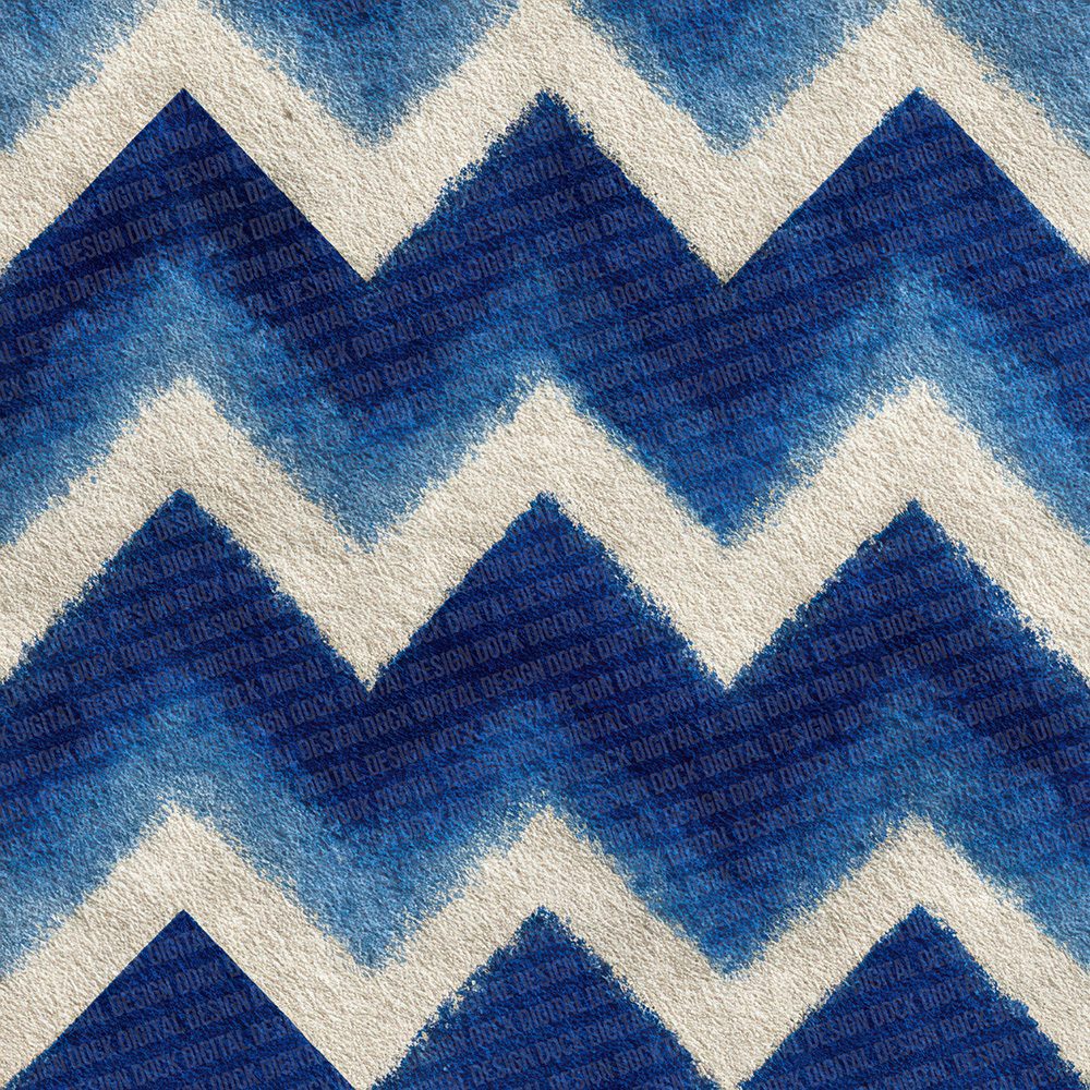 Tribal Chevron Indigo White Digital Paper Pack (DDD004064)