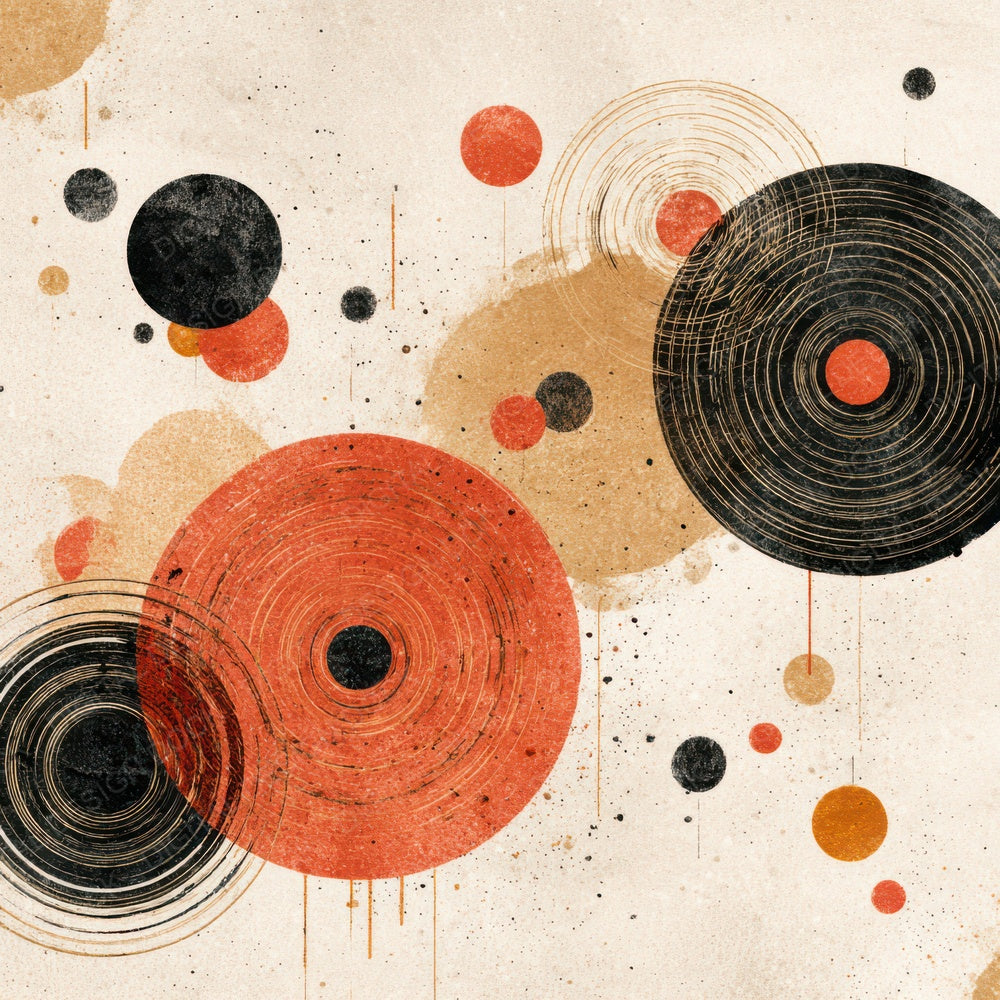 Tribal Sun Disc Terracotta Digital Paper Pack (DDD004077)