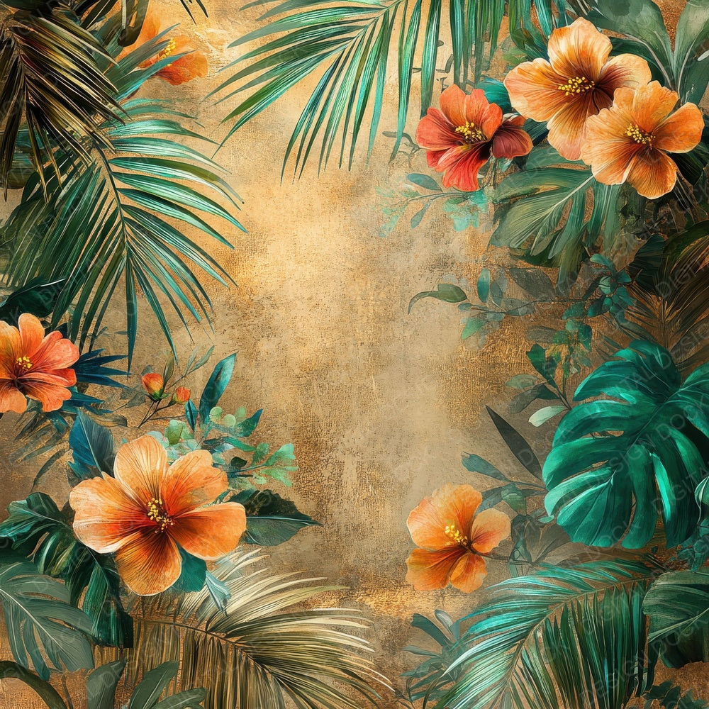 Tropical Bloom Canopy Digital Paper Pack (DDD004088)