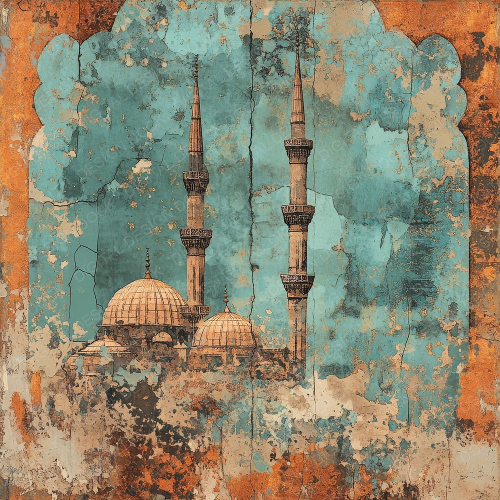 Turkey Mosaic Digital Paper Pack (DDD004098)