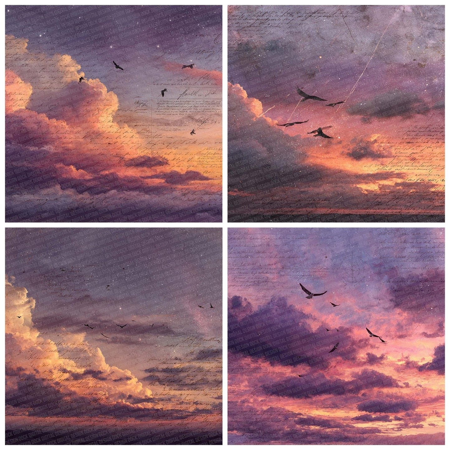 Twilight Wish Sky Digital Paper Pack (DDD007741)