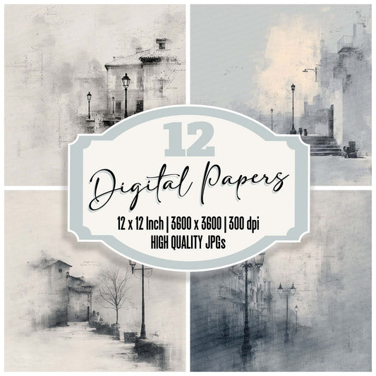 Urban Sketch Notes Wash Digital Paper Pack (DDD004132)