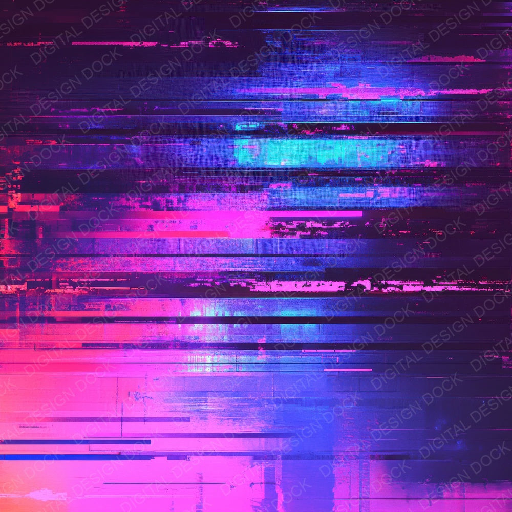 VHS Glitch Digital Paper Pack (DDD004146)