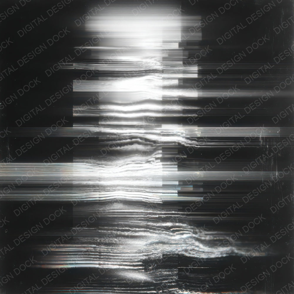 VHS Static Ripple Noise Tracking Digital Paper Pack (DDD004150)