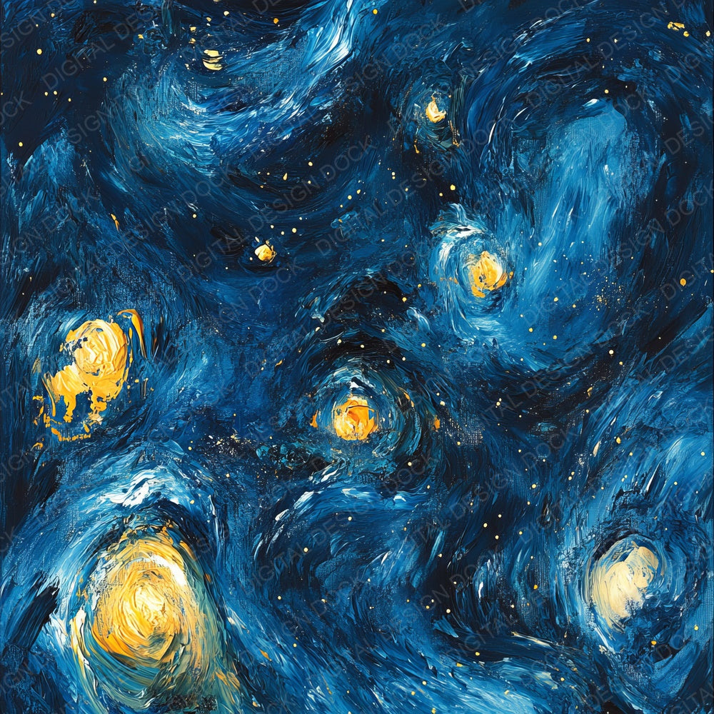 Van Gogh Inspired Digital Paper Pack (DDD004135)