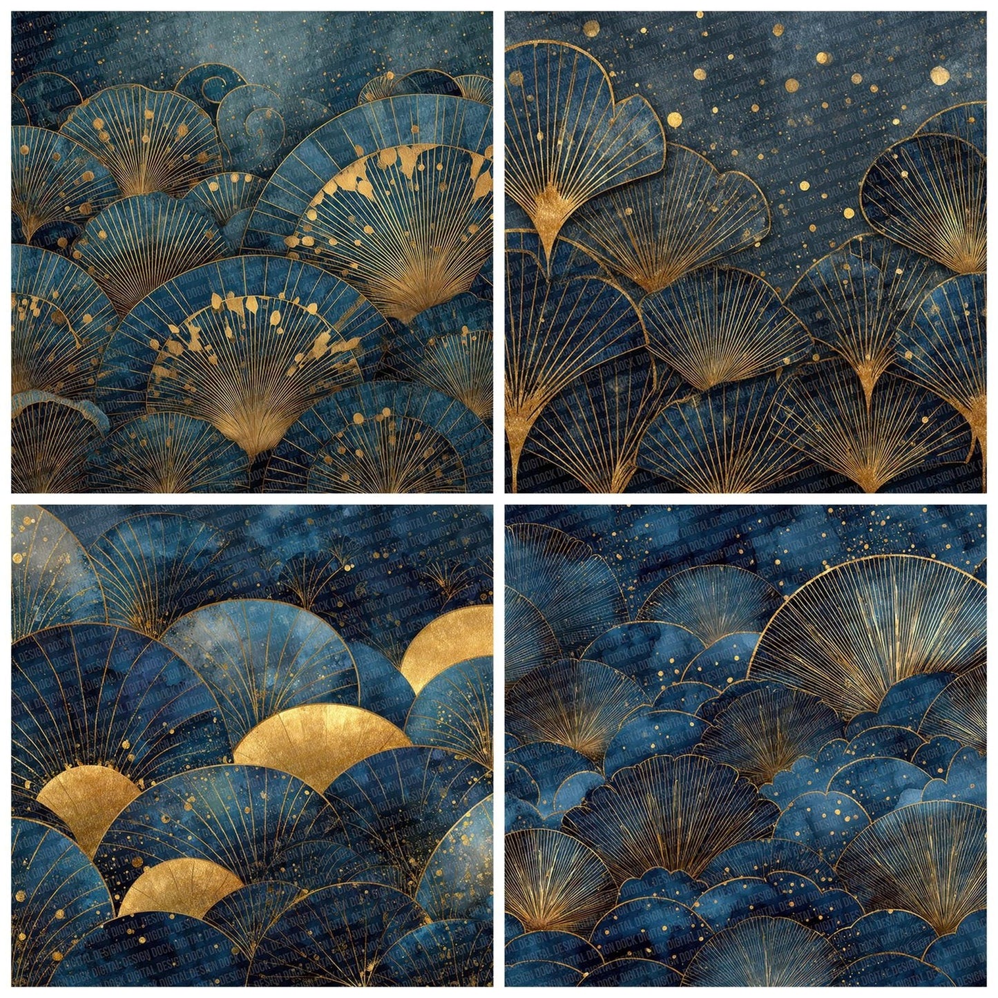 Velvet Deco Glow Digital Paper Pack (DDD004142)