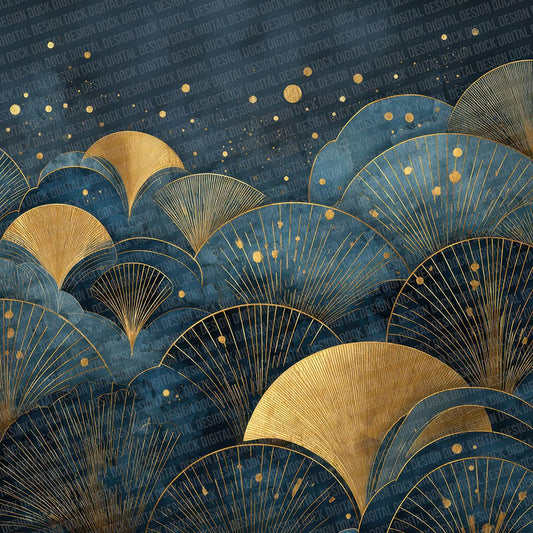 Velvet Deco Glow Digital Paper Pack (DDD004142)