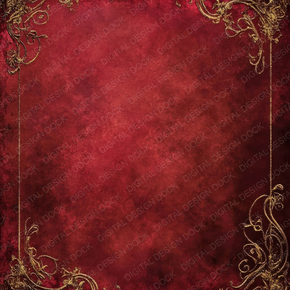 Velvet Gold Embroidery Digital Paper Pack (DDD004143)