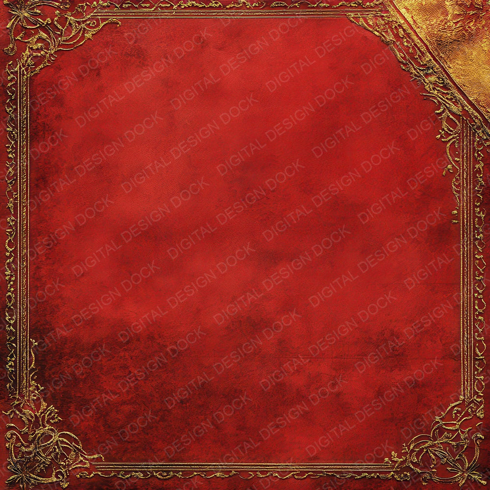 Velvet Gold Embroidery Digital Paper Pack (DDD004143)