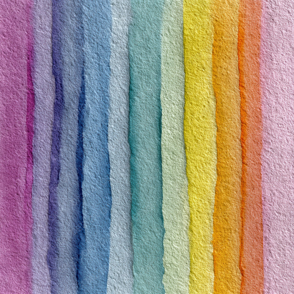 Vertical Watercolour Wash Rainbow Digital Paper Pack (DDD004159)