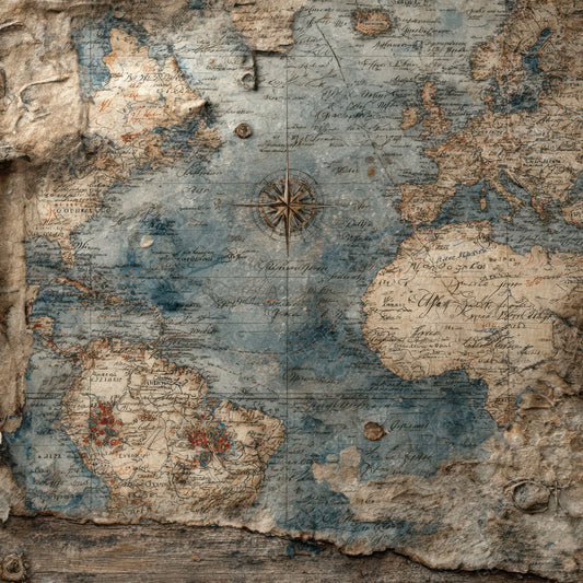 Victorian Cartography Layers Digital Paper Pack (DDD008005)