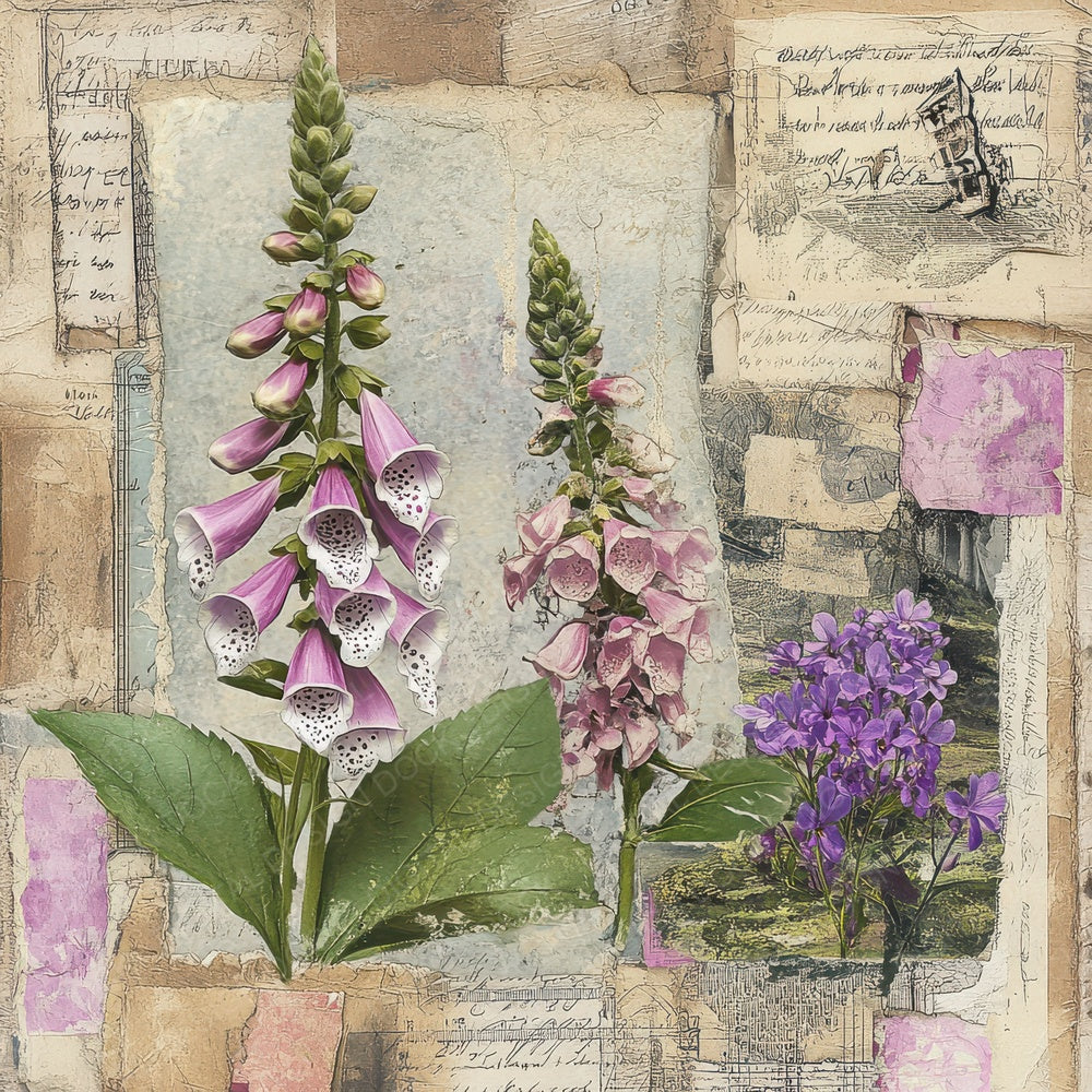 Victorian Decoupage Almanac Flora Digital Paper Pack (DDD004163)