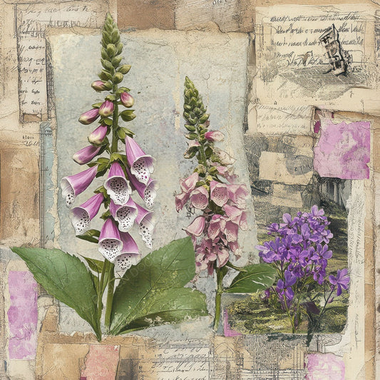 Victorian Decoupage Almanac Flora Digital Paper Pack (DDD004163)